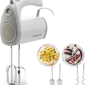 خفاقة و عجانة يدوية لون أبيض 5 سرعات و توربو خفيفة الوزن استطاعة 300 واط HMP20.000WH