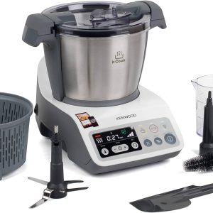 جهاز طبخ لون أبيض و رمادي وعاء الطبخ من الستانلس ستيل سعة 1.5ليتر و استطاعة طبخ 800 واط CCC200WH